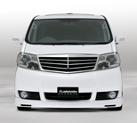MNH/ANH10・15 アルファード前期 エアロパーツ DEPORTE HALF ALPHARD MNH/ANH10・15