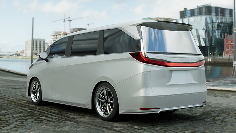 LEXUS LM エアロパーツ カスタム 完成予想CG