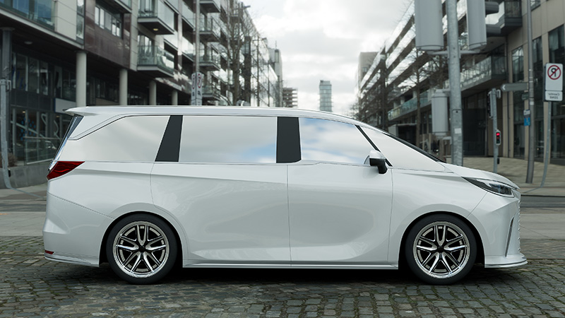 LEXUS LM エアロパーツ カスタム 完成予想CG