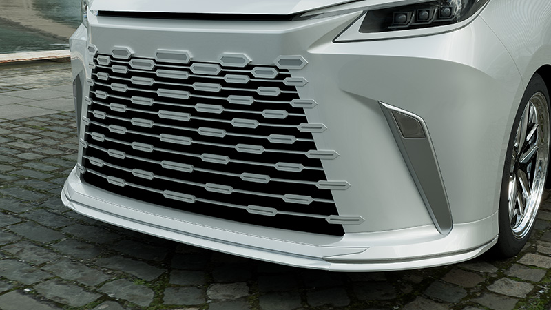 LEXUS LM フロントスポイラー 完成予想CG