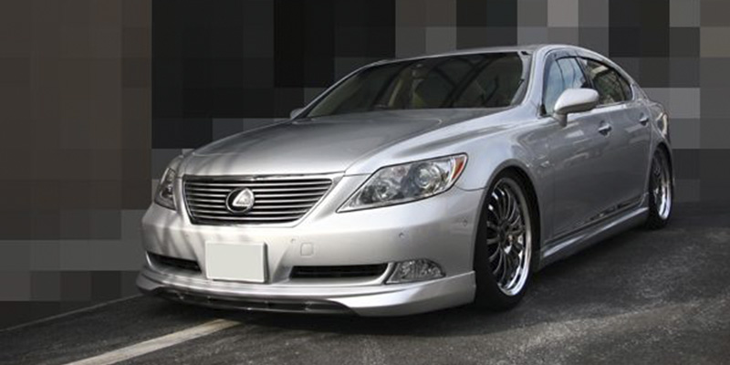 LEXUS　LS 前期 ハーフスポイラー 完成