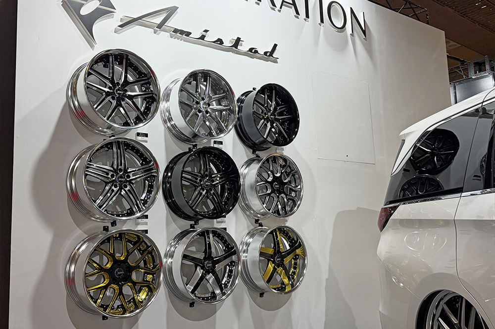 大阪オートメッセ2026 クール＆アドミレイションブース アミスタットホイール