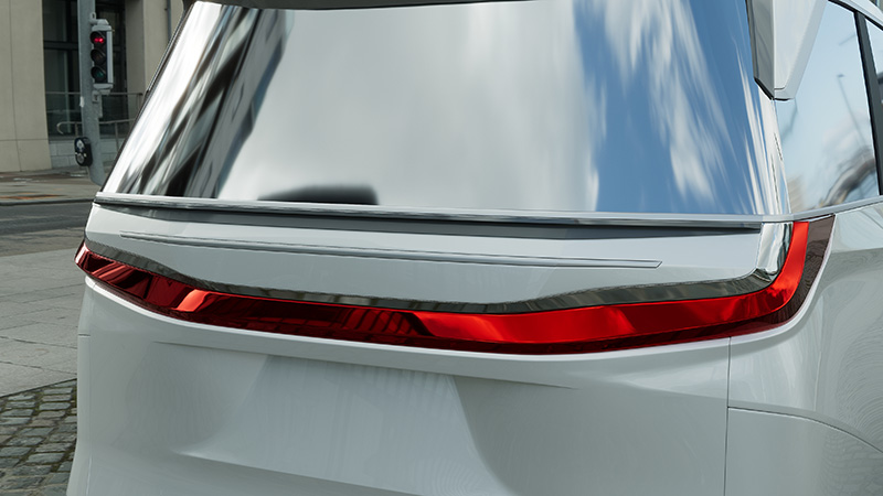 LEXUS LM リヤウイング 完成予想CG