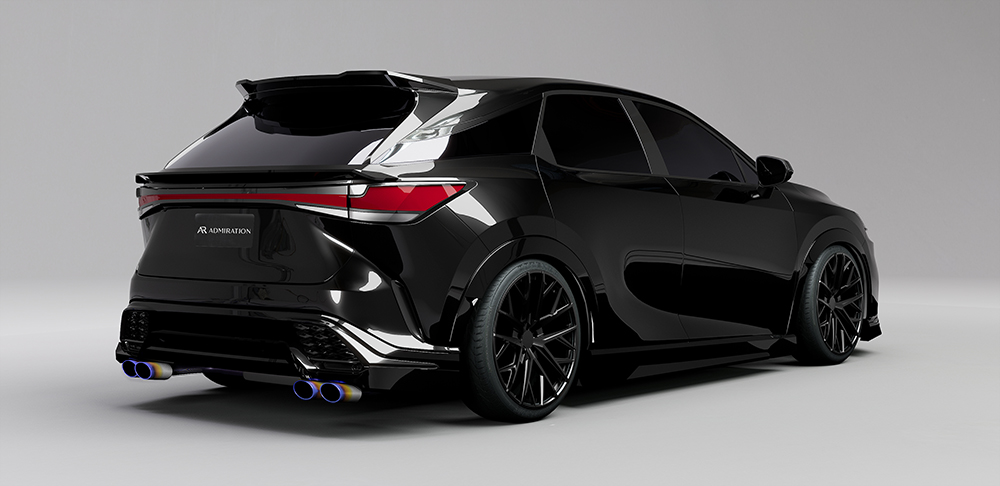 レクサスRX リヤデザイン ブラック223 エアロパーツ カスタム