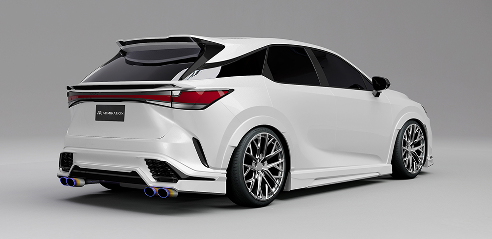 レクサスRX リヤデザイン ホワイト083 エアロパーツ カスタム