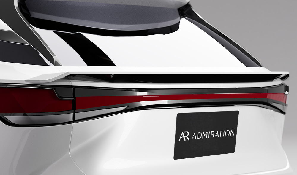 レクサスRX リヤゲートウイング エアロパーツ カスタム